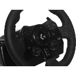 Руль Logitech G923 10кноп. (с педалями) черный