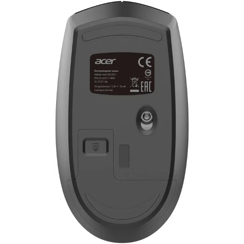 Комплект клавиатура+мышь Acer OCC501 проводной, USB, 1200 DPI, черный
