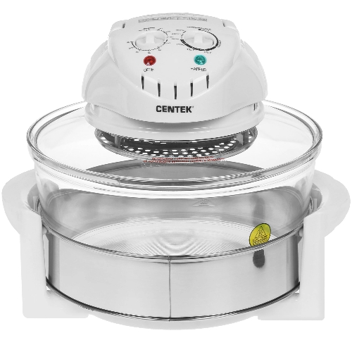 Аэрогриль Centek Ct-1456 белый, 1400 Вт, 12 л, механическое управление, 0 программ