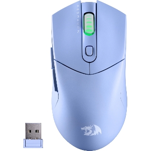 Мышь беспроводная Redragon St4r Pro голубой, 26000 dpi, радиоканал, Bluetooth, USB, кнопки - 6