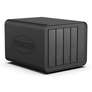 Сетевое хранилище TerraMaster D4-320 DAS tower/JBOD,RAID0,1/up to 4 SATA(3,5' or 2,5')/1xUSB3.1 Type-C gen2/1xPS/1YW