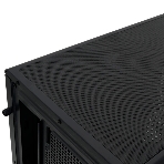 Компьютерный корпус HSPD F510, Panoramic Mid Tower, черный, TG, 0.5 SPCC, 3x120мм ARGb ATX, mATX, mITX 180/280/160мм 1x2.5
