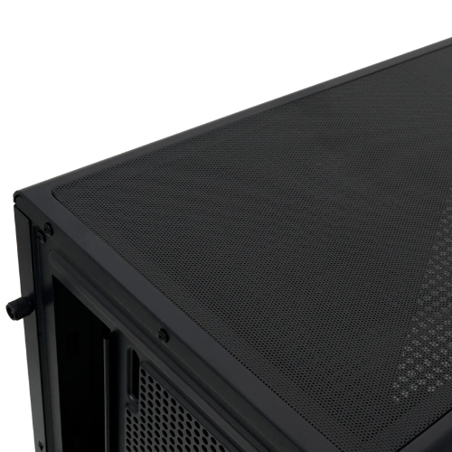 Компьютерный корпус HSPD F510, Panoramic Mid Tower, черный, TG, 0.5 SPCC, 3x120мм ARGb ATX, mATX, mITX 180/280/160мм 1x2.5