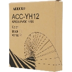 Вентилятор для корпуса Accord ACC-YH12 ARGb 120х120x25 белый 4-pin 27дБ (ACC-YH12 ARGb белый) brown box