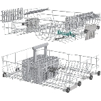 Встраиваемая посудомоечная машина Gorenje GV642D90, черный, 59.8 см, 14 компл., 45 дБ, класс A+++