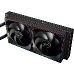 Система жидкостного охлаждения Thermalright Frozen Horizon 240 Digital (240мм, LED temp., Black, ARGB/Fans: 2x120мм, 68.9CFM, 28.2dBA, 2000RPM/Pump height 53.2мм, Rad thickness 27мм/S: 1700, 1200, 1851, 115X, AM5, AM4)