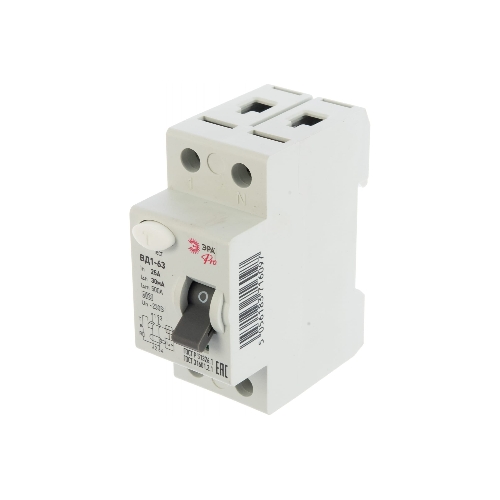 УЗО ЭРА Pro NO-902-24 вд1-63 1p+n 25а 30ма (90/1620)