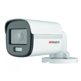 Камера видеонаблюдения аналоговая HiWatch DS-T200L(B)(2.8мм) 2.8-2.8мм HD-TVI цв. корп.:белый