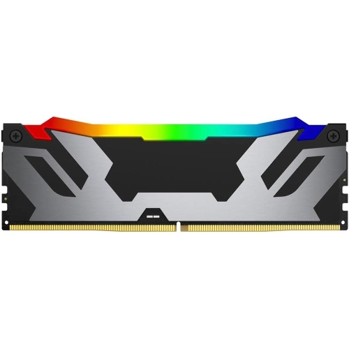 Оперативная память Kingston Fury Renegade, DDR5, 96Gb (2x48Gb), 6400MHz, CL32, DIMM, с радиатором, RGb, серебристый