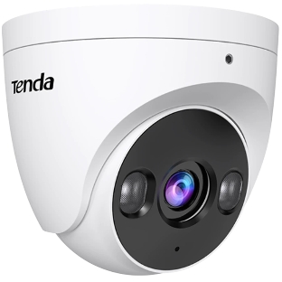 Турельная уличная IP-камера Tenda TC3T24C-2.8, CMOS, 4Мп, PoE, ночная съемка, датчик движения, IP67