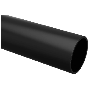 Труба гладкая жесткая ПНД d40 черная (100м)