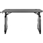 Стол игровой Cactus CS-GMD-BK-RGb столешница МДФ, черный каркас черный 136x60x75 см