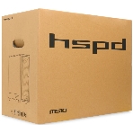 Компьютерный корпус без блока питания HSPD M510, Mesh Mid Tower, черный, TG, 0.5 SPCC, no fans ATX, mATX, mITX 180/280/160мм 1x2.5