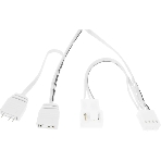 Вентилятор для корпуса Accord ACC-YH12 ARGb 120х120x25 белый 4-pin 27дБ (ACC-YH12 ARGb белый) brown box