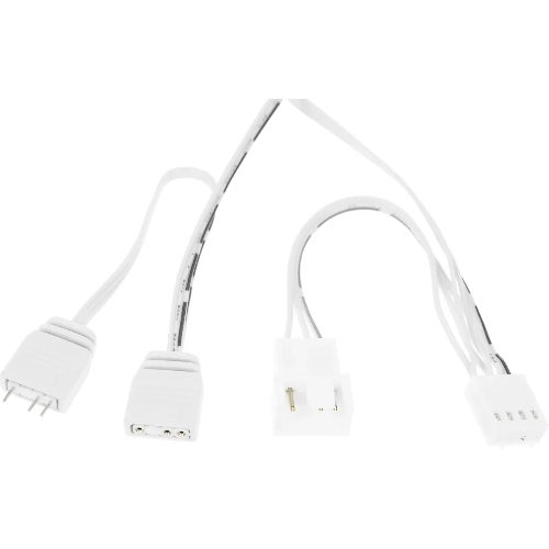 Вентилятор для корпуса Accord ACC-YH12 ARGb 120х120x25 белый 4-pin 27дБ (ACC-YH12 ARGb белый) brown box