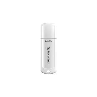 Флешка USB Transcend Jetflash 730 (TS256GJF730), 256Gb, USB 3.0, R/W 120/60, белый
