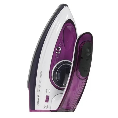 Утюг дорожный Vitek VT-8305 1000 Вт белый/фиолетовый
