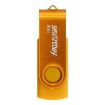 Флешка USB Smartbuy Twist Yellow (SB004 Gb2TWY), 4 Gb, USB 2.0, R/W 10/7, желтый