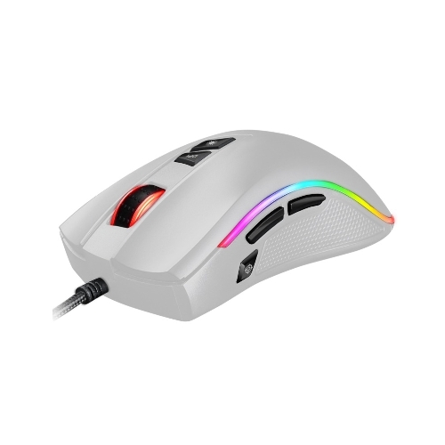 Мышь проводная Jet.A Panteon PS88 белый, 6200 dpi, USB, кнопки - 9