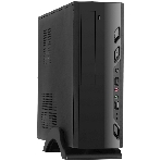 Компьютерный корпус MiniITX ExeGate MI-208 Black, miniITX/mATX, M400, 80мм, 2хUSB, Audio