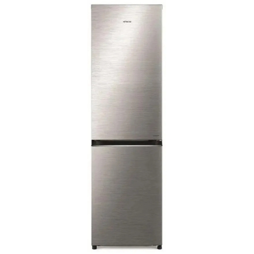 Холодильник Hitachi R-B410PUC6 BSL серебристый бриллиант двухкамерный 215/105л морозилка сверху, No Frost