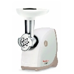 Мясорубка электрическая Moulinex ME476132 белый/бежевый, 2000 Вт, 2.3 кг/мин, защита от перегрузки, насадки - 9