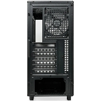 Компьютерный корпус HSPD F510, Panoramic Mid Tower, черный, TG, 0.5 SPCC, 3x120мм ARGb ATX, mATX, mITX 180/280/160мм 1x2.5