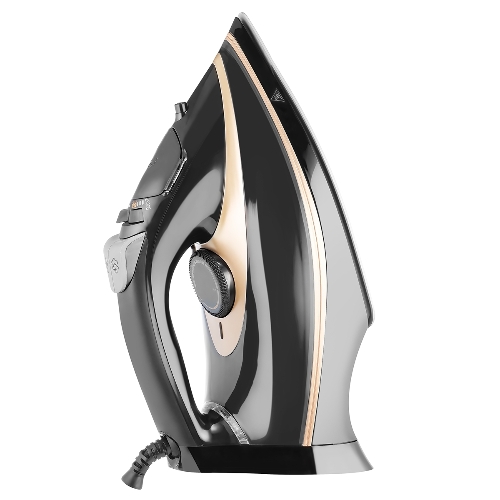 Утюг Centek CT-2346 GOLD черный/золотистый, 3200 Вт, 45 г/мин, 190 г/мин, 400 мл