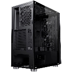 Компьютерный корпус Accord 3407 черный без БП ATX 2xUSB 2.0 2xUSB 3.0 audio bott PSU