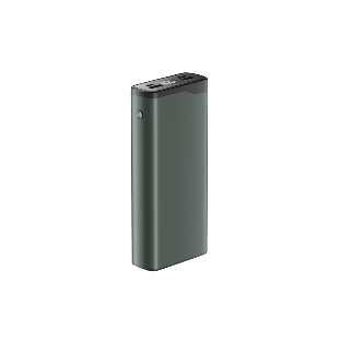 Портативный аккумулятор OLMIO QL-20, 20000mAh, 22.5W, QuickCharge3.0/PowerDelivery, LCD, серый