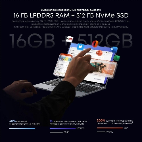 Ноутбук CHUWI MiniBook X touch 10.5