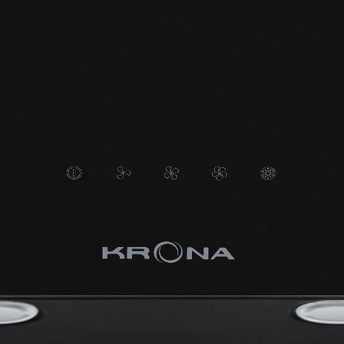 Наклонная вытяжка Krona HELGA 600 черный S