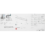 Кронштейн для телевизора Hama 00220843 черный 37
