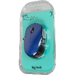 Мышь беспроводная Logitech M171 синий, 1000 dpi, радиоканал, USB, кнопки - 3