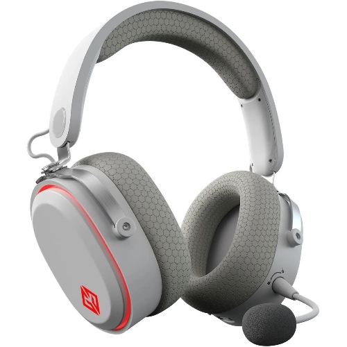 Беспроводные/проводные наушники GMNG GG-HS405W белый, полноразмерные, Bluetooth + радиоканал + проводной, до 40 ч