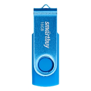 Флешка USB Smartbuy Twist Blue (SB016Gb2TWB), 16Gb, USB 2.0, R/W 15/10, синий