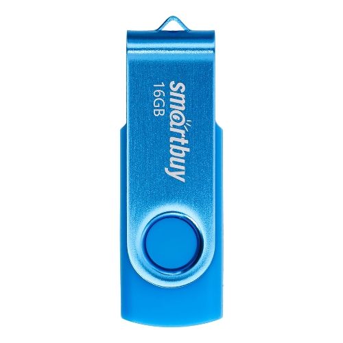 Флешка USB Smartbuy Twist Blue (SB016Gb2TWB), 16Gb, USB 2.0, R/W 15/10, синий