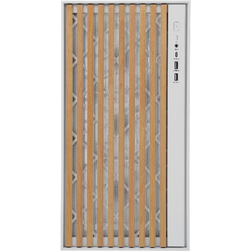 Корпус Formula V Line TimberLine T0 White, ATX, wood+plastic front, TYPE-C*1, USB3.0*2, FRONT 3x120мм FRGB, REAR 1x120мм FRGB
