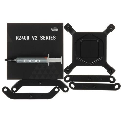 Устройство охлаждения (кулер) PcCooler RZ400 V2 Soc-AM5/AM4/1200/1700/1851 черный 4-pin 32dB Al+Cu 240W Ret (RZ400V2-BKNWNX-GL)