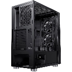 Компьютерный корпус Accord 3407 черный без БП ATX 2xUSB 2.0 2xUSB 3.0 audio bott PSU