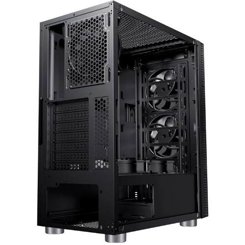 Компьютерный корпус Accord 3407 черный без БП ATX 2xUSB 2.0 2xUSB 3.0 audio bott PSU