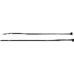 Нейлоновые стяжки Fortisflex КСС 3х150 черный 100 штук