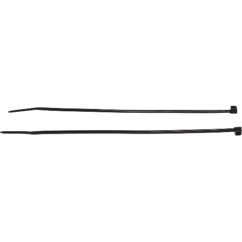 Нейлоновые стяжки Fortisflex КСС 3х150 черный 100 штук