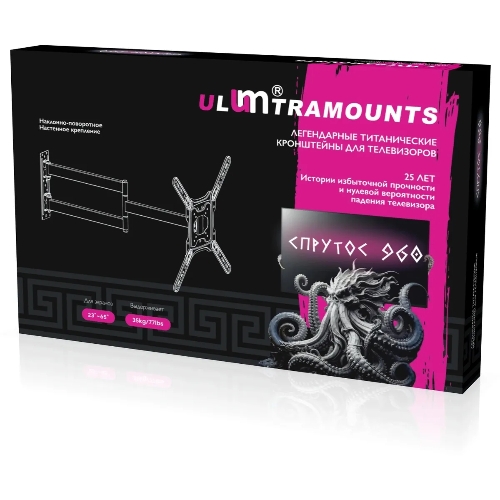 Кронштейн для телевизора Ultramounts UM960 черный 23