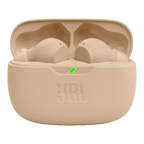 Наушники TWS JBL Wave Beam песочный, внутриканальные, Bluetooth, быстрая зарядка, до 8 ч