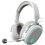 Беспроводные/проводные наушники GMNG GG-HS405W белый, полноразмерные, Bluetooth + радиоканал + проводной, до 40 ч