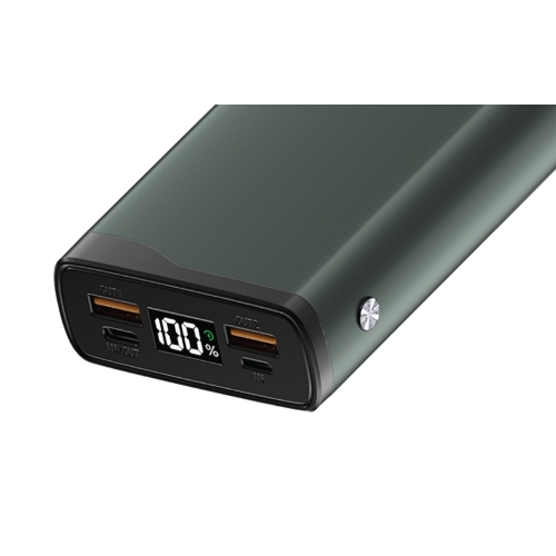 Портативный аккумулятор OLMIO QL-20, 20000mAh, 22.5W, QuickCharge3.0/PowerDelivery, LCD, серый