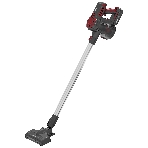 Пылесос вертикальный BBK BV3002 красный/серый, питание от аккумулятора, 150 Вт, уборка сухая, пылесборник 0.8 л, работа от АКБ max 30 мин