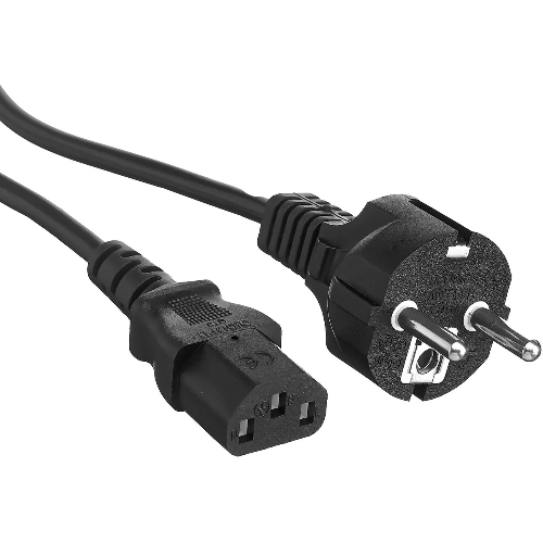 Шнур сетевой Rexant СЕЕ 7/7 (Schuko) – IEC 320 C13 3x1,0мм², длина 1,2м