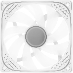 Вентилятор для корпуса Accord ACC-YH12 ARGb 120х120x25 белый 4-pin 27дБ (ACC-YH12 ARGb белый) brown box